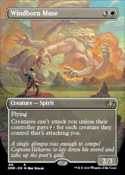 Windborn Muse (Borderless) - Dominaria Remastered (DMR) - Image 1