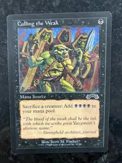 Magic the Gathering - Culling the Weak Exodus Regular - Image 1