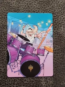 Gwen Stacy Art Series Gold-Stamped Planeswalker Symbol 34/54 Spider-Man NM - Image 1