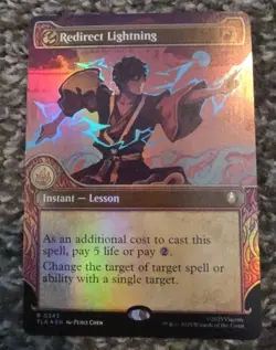 Redirect Lightning #343 (Showcase) Rare MTG Avatar: The Last Airbender - FOIL - Image 1