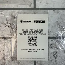 Magic the Gathering x TMNT Exclusive Tin Sticker Michelangelo - Image 3