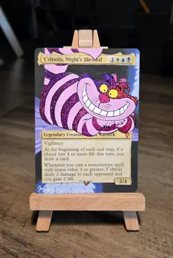 MTG Hand Painted Alter: The Cheshire Cat As Y'shtola Night's Blessed - Image 1
