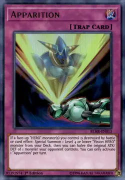 Yu-Gi-Oh! Apparition 1st Ed. BLHR-EN013 Ultra Rare NM/LP x1 - Image 1