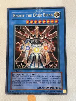 Yugioh, Reshef the Dark Being TLM-EN033, Ultra Rare, 1st Edition, LP/VLP - Image 1