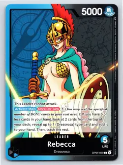 One Piece - OP04-039 - Rebecca (039) - L - US Seller - Image 1