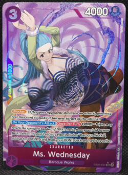 2024 One Piece Memorial Collection Ms. Wednesday Alt Art EB01-034 English - Image 1