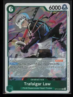 Trafalgar Law OP13-031 One Piece Carrying On His Will Rare Near Mint - Image 1