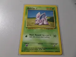 Nidoran 55/102 Pokemon Card Base Set Unlimited NEAR MINT - Image 1