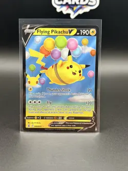 Flying Pikachu V Ultra Rare Full Art Holo Celebrations 006/025 Pokemon Card (NM) - Image 1