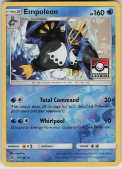 Pokemon Empoleon - (Pokemon League) Championship Cards 034/156 NM - Image 1