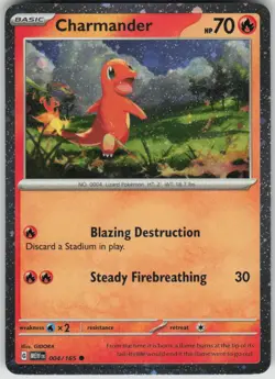 Pokemon Charmander - (Cosmos Holo) Miscellaneous Cards & Products 004/165 NM - Image 1