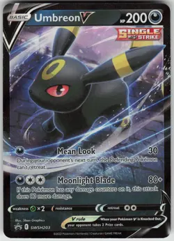 Pokemon Umbreon V - Promo SWSH: Sword & Shield Promo Cards SWSH203 NM - Image 1
