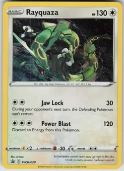 Pokemon Rayquaza - Promo SWSH: Sword & Shield Promo Cards SWSH029 NM - Image 1