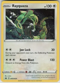 Pokemon Rayquaza - Promo SWSH: Sword & Shield Promo Cards SWSH029 NM - Image 1