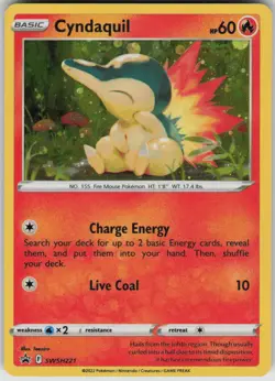 Pokemon Cyndaquil - (Cosmos Holo) SWSH: Sword & Shield Promo Cards SWSH221 NM - Image 1