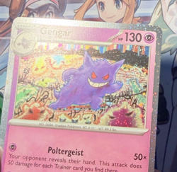 Pokemon Gengar (Cosmos Holo) Rare Miscellaneous Cards Products 094/165 NM SWIRL - Image 2