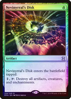 Nevinyrral's Disk FOIL Eternal Masters PLD Artifact Rare MAGIC CARD ABUGames - Image 1