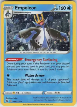 Pokemon Empoleon - (Cosmos Holo) Holo Miscellaneous Cards & Products 037/172 NM - Image 1