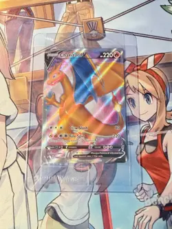 Pokemon Champions Path Charizard V Promo Full Art Card SWSH050 Sealed - Image 1