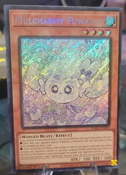 Konami Mulcharmy Fuwalos Secret Rare RA04-EN050 1st Ed Winged Beast Effect Card - Image 1