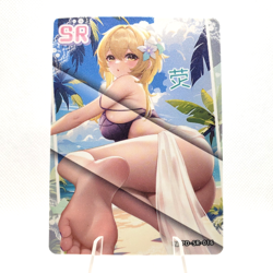 Goddess Story Sakura Story - Lumine - Genshin - SR-016 Anime Waifu Card CCG - Image 1