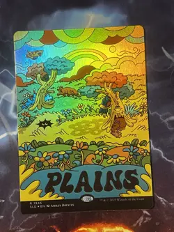 MTG | Plains (1945) [Secret Lair Flower Power] ✨FOIL✨ - Image 1