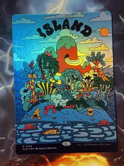 MTG | Island (1946) [Secret Lair Flower Power] ✨FOIL✨ - Image 1