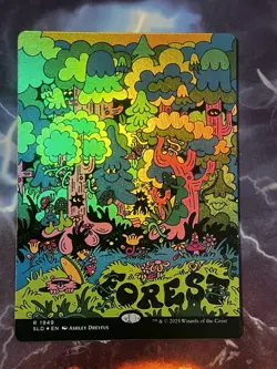 MTG | Forest (1949) [Secret Lair Flower Power] ✨FOIL✨ - Image 1