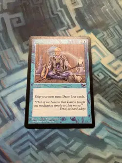 MTG Meditate Tempest - Damaged - Please See All Photos - Image 1