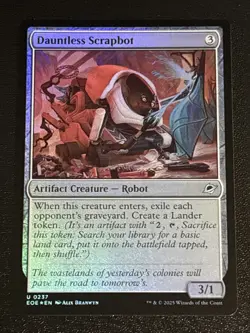 MTG Edge of Eternities Dauntless Scrapbot Foil 0237 NM - Image 1