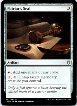 Patriar's Seal U Commander Legends: Battle for Baldur's Gate 332 LP - Image 1