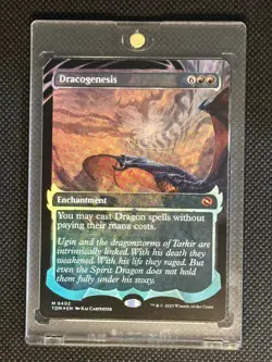 DRACOGENESIS SHOWCASE FOIL TARKIR DRAGONSTORM TDM MYTHIC MTG MAGIC NM MINT - Image 1