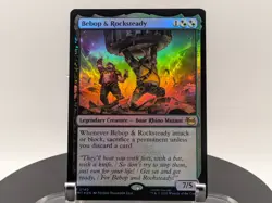 MTG Bebop & Rocksteady Traditional Foil #0140 TMNT Rare NEAR MINT NM - Image 1