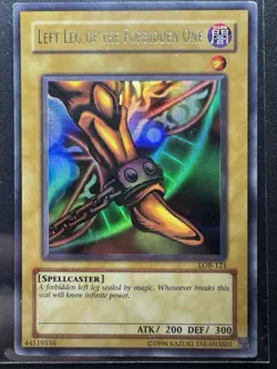 Yu-Gi-Oh! | Left Leg Of The Forbidden One LOB-121 Holo - Image 1