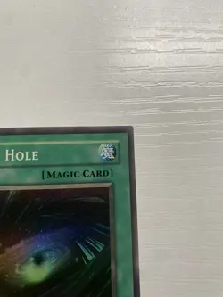 YuGIOh - 1st Edition LOB-052 Dark Hole - North American Print LP - Image 4