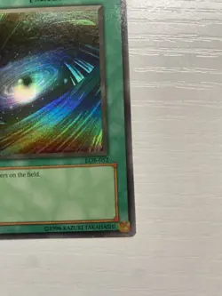 YuGIOh - 1st Edition LOB-052 Dark Hole - North American Print LP - Image 5