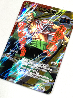 Roronoa Zoro - Omega 5 - One Piece Miracle Battle Carddass Card Japanese - Image 2