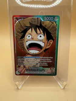 Monkey D Luffy (Alternate Art) OP13-001 Leader One Piece Carrying on His Will - Image 1