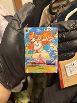 One Piece Card Game Nami SR OP08-106 Parallel Two Legends Foil - Image 1