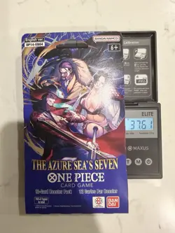 ⚖One Piece OP-14 The Azure Sea’s Seven Sleeved Booster Pack Heavy 37.61g 🔥🔥 - Image 1
