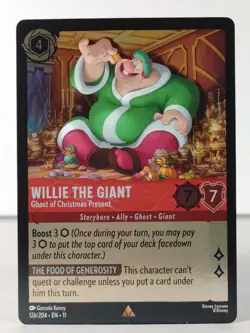 Willie the Giant - Ghost - Rare/Foil - Winterspell #126 - LORCANA -V - Image 1