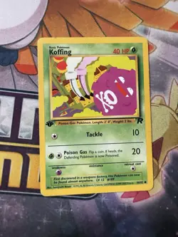 Pokemon Cards Koffing 58/82 1ST EDITION Team Rocket Common - Image 1