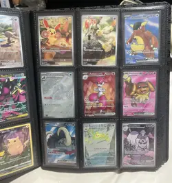 Pokemon TCG Card Lot of 181 with binder Leafeon Charizard Eevee Rayquaza - Image 5