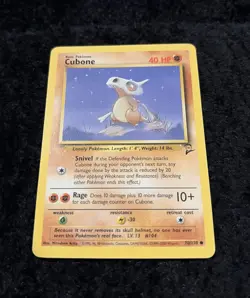 Cubone 70/130 Pokemon TCG Base Set 2 Basic Card Common Regular 2000 M/NM - Image 2