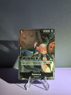 Rebecca (Winner Pack 2025 Vol. 2) OP04-092 One Piece Promotion Cards Foil - Image 1