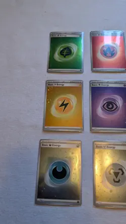 Reverse holo energy cards from scarlet and violet sets. 8 Cards In Total - Image 2