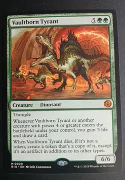 MTG Vaultborn Tyrant Extended Art Mythic Rare BIG NM English - Image 1