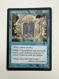 Wall of Tears MTG Magic the Gathering Card NM Near Mint Stronghold - Image 1