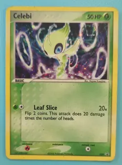 Pokemon TCG Celebi Nintendo Black Star Promos 29 Holo Promo Card LP - Image 1