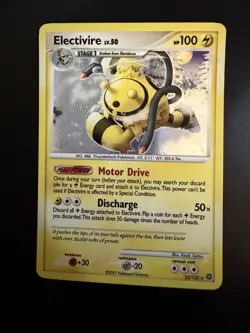 Pokemon TCG Electivire Holo Rare Card 25/132 Secret Wonders 2007 - Image 1